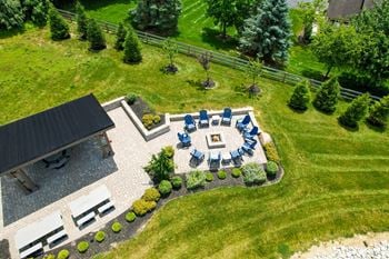 Aerial green space view